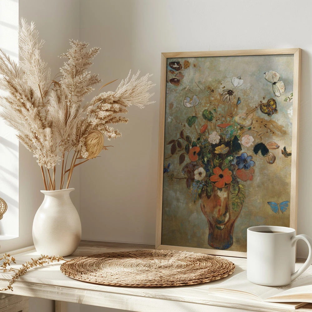 Still Life With Flowers - Stretched Canvas, Poster Or Fine Art Print(Still Life With Flowers Stretched Canvas Poster Or Fine Art Print) 5 Still Life With Flowers - Stretched Canvas, Poster Or Fine Art Print(Still Life With Flowers Stretched Canvas Poster Or Fine Art Print) - Image 5