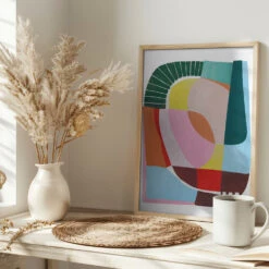 Happiness 01 - Stretched Canvas, Poster Or Fine Art Print(Happiness 01 Stretched Canvas Poster Or Fine Art Print) -Heart Wall Art Store pictufy interior bright scandi tea cup ratio 2x3 2835584