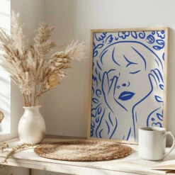 Gentle Flower Dream - Stretched Canvas, Poster Or Fine Art Print(Gentle Flower Dream Stretched Canvas Poster Or Fine Art Print) -Heart Wall Art Store pictufy interior bright scandi tea cup ratio 2x3 2952247