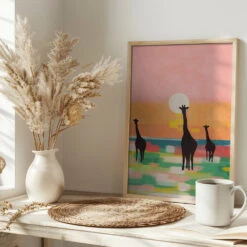 Evening Stroll In The Savannah - Stretched Canvas, Poster Or Fine Art Print(Evening Stroll In The Savannah Stretched Canvas Poster Or Fine Art Print) 16 Evening Stroll In The Savannah - Stretched Canvas, Poster Or Fine Art Print(Evening Stroll In The Savannah Stretched Canvas Poster Or Fine Art Print) -Heart Wall Art Store pictufy interior bright scandi tea cup ratio 2x3 2964742