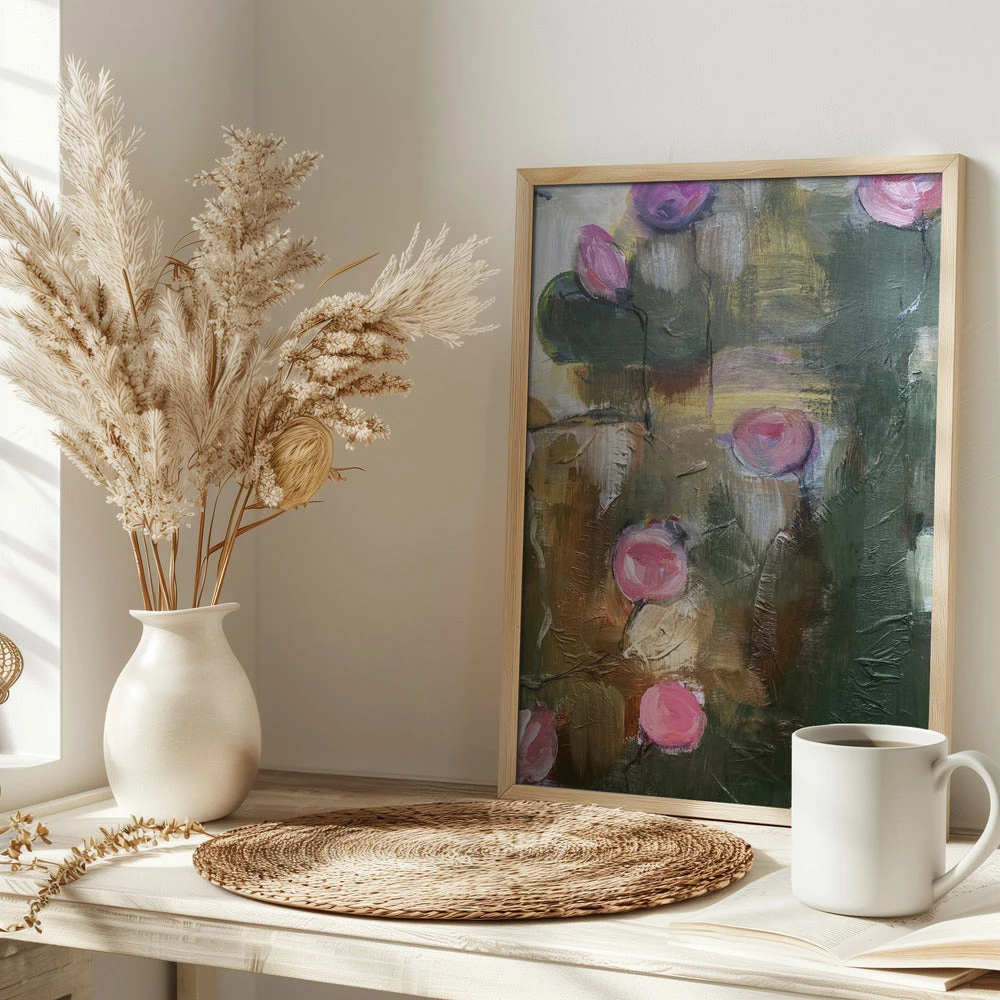 Vibrant Pink Roses - Stretched Canvas, Poster Or Fine Art Print(Vibrant Pink Roses Stretched Canvas Poster Or Fine Art Print) 5 Vibrant Pink Roses - Stretched Canvas, Poster Or Fine Art Print(Vibrant Pink Roses Stretched Canvas Poster Or Fine Art Print) - Image 5