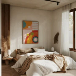 Playing Around Shapes 3 - Stretched Canvas, Poster Or Fine Art Print(Playing Around Shapes 3 Stretched Canvas Poster Or Fine Art Print) 19 Playing Around Shapes 3 - Stretched Canvas, Poster Or Fine Art Print(Playing Around Shapes 3 Stretched Canvas Poster Or Fine Art Print) -Heart Wall Art Store pictufy interior brown bedroom ratio 5x7 2500936