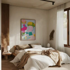 Minimal Cutout Colorful - Stretched Canvas, Poster Or Fine Art Print(Minimal Cutout Colorful Stretched Canvas Poster Or Fine Art Print) 19 Minimal Cutout Colorful - Stretched Canvas, Poster Or Fine Art Print(Minimal Cutout Colorful Stretched Canvas Poster Or Fine Art Print) -Heart Wall Art Store pictufy interior brown bedroom ratio 5x7 2552769