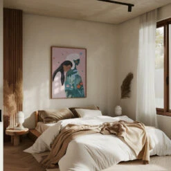 Reconnect - Stretched Canvas, Poster Or Fine Art Print(Reconnect Stretched Canvas Poster Or Fine Art Print) -Heart Wall Art Store pictufy interior brown bedroom ratio 5x7 2656929