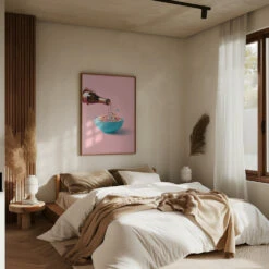 Good Morning - Stretched Canvas, Poster Or Fine Art Print(Good Morning Stretched Canvas Poster Or Fine Art Print) -Heart Wall Art Store pictufy interior brown bedroom ratio 5x7 2749333