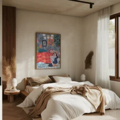 Rafaela Mascaro's Print Number 29 - Stretched Canvas, Poster Or Fine Art Print(9933x14043 Din 29 Stretched Canvas Poster Or Fine Art Print) -Heart Wall Art Store pictufy interior brown bedroom ratio 5x7 2771854