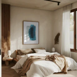 Layers 02 - Stretched Canvas, Poster Or Fine Art Print(Layers 02 Stretched Canvas Poster Or Fine Art Print 1) -Heart Wall Art Store pictufy interior brown bedroom ratio 5x7 2797123