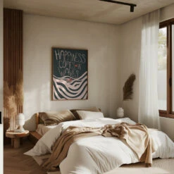 Happiness Comes In Waves - Stretched Canvas, Poster Or Fine Art Print(Happiness Comes In Waves Stretched Canvas Poster Or Fine Art Print) 19 Happiness Comes In Waves - Stretched Canvas, Poster Or Fine Art Print(Happiness Comes In Waves Stretched Canvas Poster Or Fine Art Print) -Heart Wall Art Store pictufy interior brown bedroom ratio 5x7 2831288