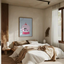 Snowglobe Pink - Stretched Canvas, Poster Or Fine Art Print(Snowglobe Pink Stretched Canvas Poster Or Fine Art Print) 19 Snowglobe Pink - Stretched Canvas, Poster Or Fine Art Print(Snowglobe Pink Stretched Canvas Poster Or Fine Art Print) -Heart Wall Art Store pictufy interior brown bedroom ratio 5x7 2849764