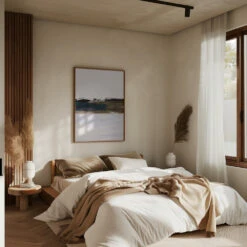 Soulscape - Stretched Canvas, Poster Or Fine Art Print(Soulscape Stretched Canvas Poster Or Fine Art Print 1) -Heart Wall Art Store pictufy interior brown bedroom ratio 5x7 2891442