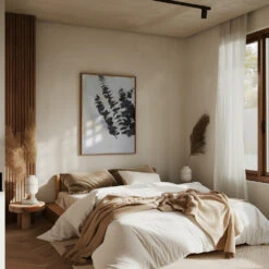 Eucalyptus Painting 1 - Stretched Canvas, Poster Or Fine Art Print(Eucalyptus Painting 1 Stretched Canvas Poster Or Fine Art Print) -Heart Wall Art Store pictufy interior brown bedroom ratio 5x7 2941673