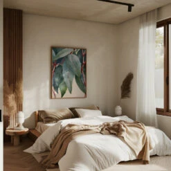 Minimalist Eucalyptus Botanical Art - Stretched Canvas, Poster Or Fine Art Print(Minimalist Eucalyptus Botanical Art Stretched Canvas Poster Or Fine Art Print) 19 Minimalist Eucalyptus Botanical Art - Stretched Canvas, Poster Or Fine Art Print(Minimalist Eucalyptus Botanical Art Stretched Canvas Poster Or Fine Art Print) -Heart Wall Art Store pictufy interior brown bedroom ratio 5x7 3028350