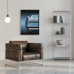 US Classic Car 1963 Bonneville - Stretched Canvas, Poster Or Fine Art Print(Us Classic Car 1963 Bonneville Stretched Canvas Poster Or Fine Art Print) -Heart Wall Art Store pictufy interior chrome armchair ratio 5x7 1937649
