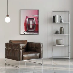 US Classic Car Fair Lane 1968 Taillight Abstract - Stretched Canvas, Poster Or Fine Art Print(Us Classic Car Fair Lane 1968 Taillight Abstract Stretched Canvas Poster Or Fine Art Print) -Heart Wall Art Store pictufy interior chrome armchair ratio 5x7 2231768