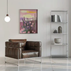 In The Morning Sun - Stretched Canvas, Poster Or Fine Art Print(In The Morning Sun Stretched Canvas Poster Or Fine Art Print) -Heart Wall Art Store pictufy interior chrome armchair ratio 5x7 2459373