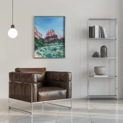 Angels Landing - Stretched Canvas, Poster Or Fine Art Print(Angels Landing Stretched Canvas Poster Or Fine Art Print) -Heart Wall Art Store pictufy interior chrome armchair ratio 5x7 2464820