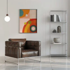 Playing Around Shapes 3 - Stretched Canvas, Poster Or Fine Art Print(Playing Around Shapes 3 Stretched Canvas Poster Or Fine Art Print) 21 Playing Around Shapes 3 - Stretched Canvas, Poster Or Fine Art Print(Playing Around Shapes 3 Stretched Canvas Poster Or Fine Art Print) -Heart Wall Art Store pictufy interior chrome armchair ratio 5x7 2500936