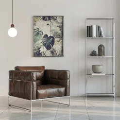I Jungle01x A 50x70xa - Stretched Canvas, Poster Or Fine Art Print(I Jungle01x A 50x70xa Stretched Canvas Poster Or Fine Art Print) -Heart Wall Art Store pictufy interior chrome armchair ratio 5x7 2530845