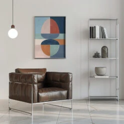 Overlapping Semi-Circles In Earthy Tones - Stretched Canvas, Poster Or Fine Art Print(Overlapping Semi Circles In Earthy Tones Stretched Canvas Poster Or Fine Art Print) 21 Overlapping Semi-Circles In Earthy Tones - Stretched Canvas, Poster Or Fine Art Print(Overlapping Semi Circles In Earthy Tones Stretched Canvas Poster Or Fine Art Print) -Heart Wall Art Store pictufy interior chrome armchair ratio 5x7 2553255