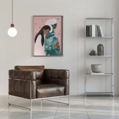 Reconnect - Stretched Canvas, Poster Or Fine Art Print(Reconnect Stretched Canvas Poster Or Fine Art Print) -Heart Wall Art Store pictufy interior chrome armchair ratio 5x7 2656929