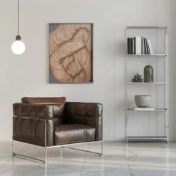 Nature Line I - Stretched Canvas, Poster Or Fine Art Print(Nature Line I Stretched Canvas Poster Or Fine Art Print) -Heart Wall Art Store pictufy interior chrome armchair ratio 5x7 2697442