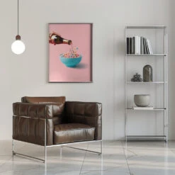 Good Morning - Stretched Canvas, Poster Or Fine Art Print(Good Morning Stretched Canvas Poster Or Fine Art Print) -Heart Wall Art Store pictufy interior chrome armchair ratio 5x7 2749333