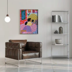 Rafaela Mascaro's Print Number 81 - Stretched Canvas, Poster Or Fine Art Print(9933x14043 Din 81 Stretched Canvas Poster Or Fine Art Print) -Heart Wall Art Store pictufy interior chrome armchair ratio 5x7 2771935