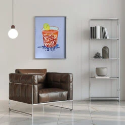 One More Bloody Mary Please - Stretched Canvas, Poster Or Fine Art Print(One More Bloody Mary Please Stretched Canvas Poster Or Fine Art Print) -Heart Wall Art Store pictufy interior chrome armchair ratio 5x7 2843029