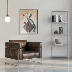 Midcentury Ikebana Light - Stretched Canvas, Poster Or Fine Art Print(Midcentury Ikebana Light Stretched Canvas Poster Or Fine Art Print) 21 Midcentury Ikebana Light - Stretched Canvas, Poster Or Fine Art Print(Midcentury Ikebana Light Stretched Canvas Poster Or Fine Art Print) -Heart Wall Art Store pictufy interior chrome armchair ratio 5x7 2859519