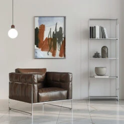 Paper Works 16 II - Stretched Canvas, Poster Or Fine Art Print(Paper Works 16 Ii Stretched Canvas Poster Or Fine Art Print) -Heart Wall Art Store pictufy interior chrome armchair ratio 5x7 2891401