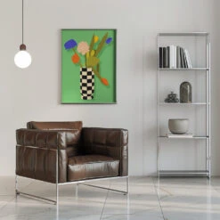 Timeless Pot - Stretched Canvas, Poster Or Fine Art Print(Timeless Pot Stretched Canvas Poster Or Fine Art Print) -Heart Wall Art Store pictufy interior chrome armchair ratio 5x7 2935240