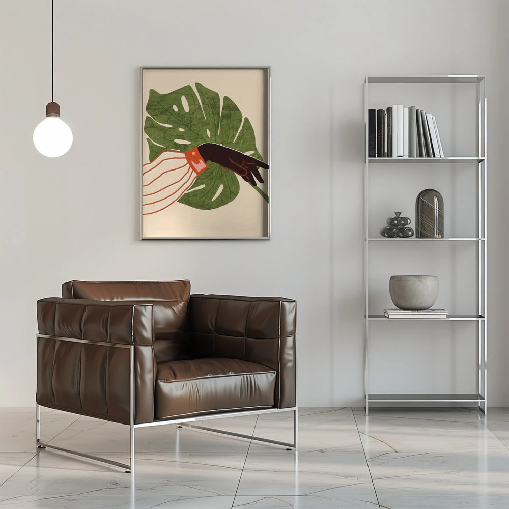 Green Canvas, Red Accent - Stretched Canvas, Poster Or Fine Art Print(Green Canvas Red Accent Stretched Canvas Poster Or Fine Art Print) 10 Green Canvas, Red Accent - Stretched Canvas, Poster Or Fine Art Print(Green Canvas Red Accent Stretched Canvas Poster Or Fine Art Print) - Image 10