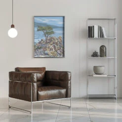 Quiet Sentinel, 17 Mile Drive, California - Stretched Canvas, Poster Or Fine Art Print(Quiet Sentinel 17 Mile Drive California Stretched Canvas Poster Or Fine Art Print) -Heart Wall Art Store pictufy interior chrome armchair ratio 5x7 2939372