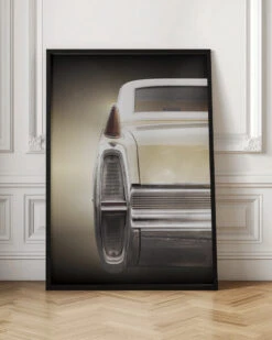 American Classic Car Coupe Deville 1964 - Stretched Canvas, Poster Or Fine Art Print(American Classic Car Coupe Deville 1964 Stretched Canvas Poster Or Fine Art Print) -Heart Wall Art Store pictufy interior floor ratio 2x3 2296614