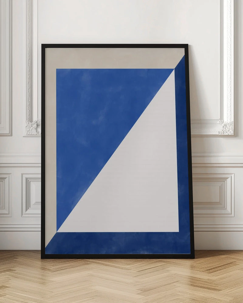Blue Geometric Play - Stretched Canvas, Poster Or Fine Art Print(Blue Geometric Play Stretched Canvas Poster Or Fine Art Print) 6 Blue Geometric Play - Stretched Canvas, Poster Or Fine Art Print(Blue Geometric Play Stretched Canvas Poster Or Fine Art Print) - Image 6