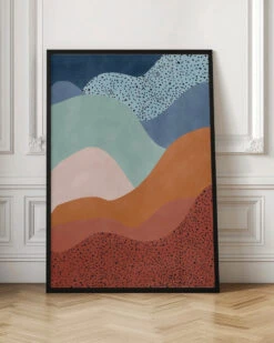 Colorful Wave Scape - Stretched Canvas, Poster Or Fine Art Print(Colorful Wave Scape Stretched Canvas Poster Or Fine Art Print) -Heart Wall Art Store pictufy interior floor ratio 2x3 2552528