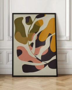 Mid Century Matisse Kopie - Stretched Canvas, Poster Or Fine Art Print(Mid Century Matisse Kopie Stretched Canvas Poster Or Fine Art Print) -Heart Wall Art Store pictufy interior floor ratio 2x3 2552968