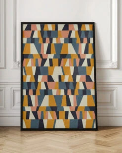 Rainbow Plus ShapesBlue Mustard14 - Stretched Canvas, Poster Or Fine Art Print(Rainbow Plus Shapes Blue Mustard14 Stretched Canvas Poster Or Fine Art Print) 17 Rainbow Plus ShapesBlue Mustard14 - Stretched Canvas, Poster Or Fine Art Print(Rainbow Plus Shapes Blue Mustard14 Stretched Canvas Poster Or Fine Art Print) -Heart Wall Art Store pictufy interior floor ratio 2x3 2553027