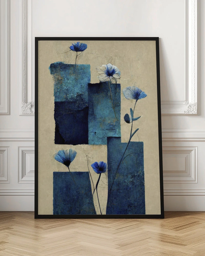 Blocks And Flowers - Stretched Canvas, Poster Or Fine Art Print(Blocks And Flowers Stretched Canvas Poster Or Fine Art Print) 6 Blocks And Flowers - Stretched Canvas, Poster Or Fine Art Print(Blocks And Flowers Stretched Canvas Poster Or Fine Art Print) - Image 6