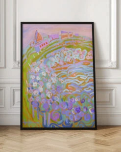 Garden By Sea -Stretched Canvas, Poster Or Fine Art Print(Df1418gardenbyseai Stretched Canvas Poster Or Fine Art Print) -Heart Wall Art Store pictufy interior floor ratio 2x3 2570599