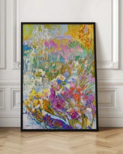 Vibrant Garden Dream - Stretched Canvas, Poster Or Fine Art Print(Vibrant Garden Dream Stretched Canvas Poster Or Fine Art Print) -Heart Wall Art Store pictufy interior floor ratio 2x3 2570867