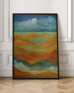 Night On Earth - Stretched Canvas, Poster Or Fine Art Print(Night On Earth Stretched Canvas Poster Or Fine Art Print) -Heart Wall Art Store pictufy interior floor ratio 2x3 2571614