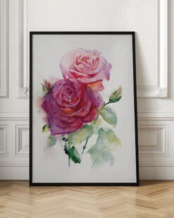 Rose June - Stretched Canvas, Poster Or Fine Art Print(Rose June Stretched Canvas Poster Or Fine Art Print) -Heart Wall Art Store pictufy interior floor ratio 2x3 2737538