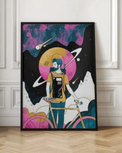 The Space Messenger - Stretched Canvas, Poster Or Fine Art Print(The Space Messenger Stretched Canvas Poster Or Fine Art Print) -Heart Wall Art Store pictufy interior floor ratio 2x3 2745475