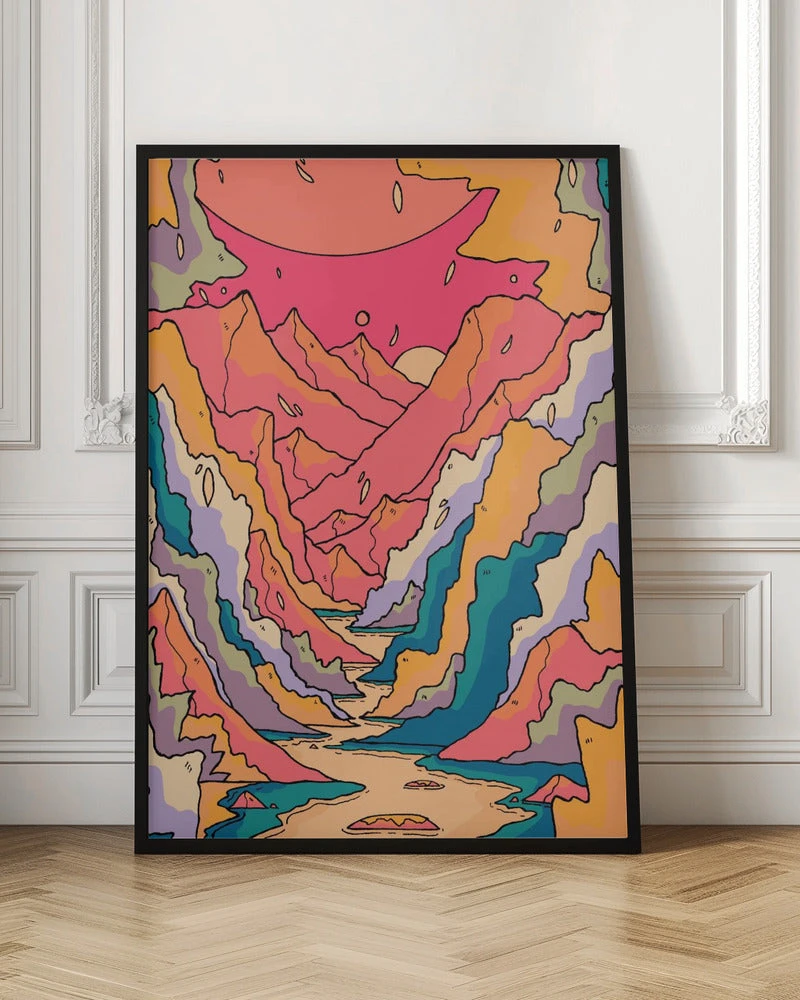 Mountain Trail - Stretched Canvas, Poster Or Fine Art Print(Mountain Trail Stretched Canvas Poster Or Fine Art Print) 6 Mountain Trail - Stretched Canvas, Poster Or Fine Art Print(Mountain Trail Stretched Canvas Poster Or Fine Art Print) - Image 6