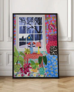 Rafaela Mascaro's Print Number 108 Winter View - Stretched Canvas, Poster Or Fine Art Print(9933x14043 Din 108 Winter View Stretched Canvas Poster Or Fine Art Print) -Heart Wall Art Store pictufy interior floor ratio 2x3 2771865