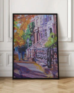 Autumn Stroll - Stretched Canvas, Poster Or Fine Art Print(Autumn Stroll Stretched Canvas Poster Or Fine Art Print) -Heart Wall Art Store pictufy interior floor ratio 2x3 2786430