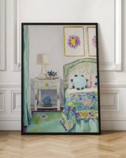 Mary Ellen S Bedroom - Stretched Canvas, Poster Or Fine Art Print(Mary Ellen S Bedroom Stretched Canvas Poster Or Fine Art Print) -Heart Wall Art Store pictufy interior floor ratio 2x3 2787365