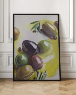 Olives - Stretched Canvas, Poster Or Fine Art Print(Olives Stretched Canvas Poster Or Fine Art Print) -Heart Wall Art Store pictufy interior floor ratio 2x3 2787376