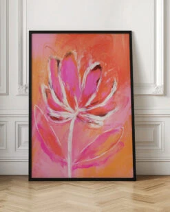 Fire Flower - Stretched Canvas, Poster Or Fine Art Print(Fire Flower Stretched Canvas Poster Or Fine Art Print) -Heart Wall Art Store pictufy interior floor ratio 2x3 2791191